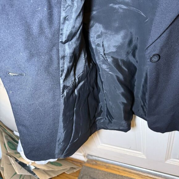 Nordstrom Classiques SZ L 100% Wool Vintage Women's Blazer Career Minimalist - Picture 8 of 13